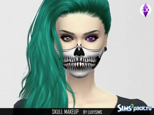 Макияж Skull от LuxySims3