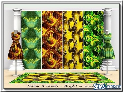 Текстуры Yellow & Green - Bright от marcorse
