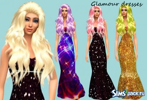 Dress glamour от ОлЯля