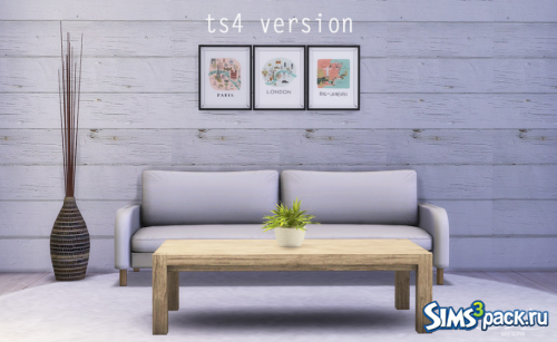 Картины Illustrated maps of cities paintings for ts3 & ts4