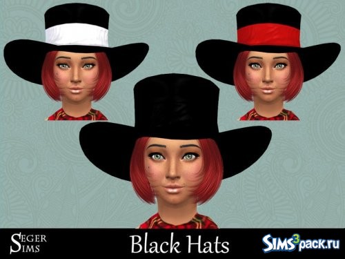 Три черные шляпы от SegerSims