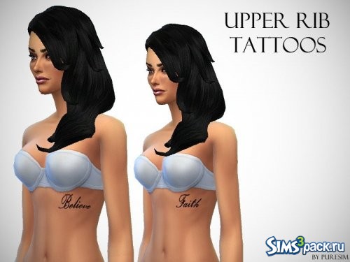 Татуировки Upper Rib от Puresim
