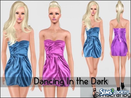 Платье Dancing In the Dark от sims2fanbg
