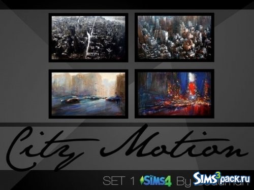 Картины City Motion 