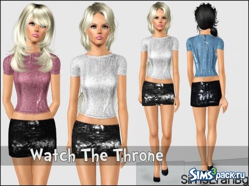 Наряд Watch The Throne от sims2fanbg
