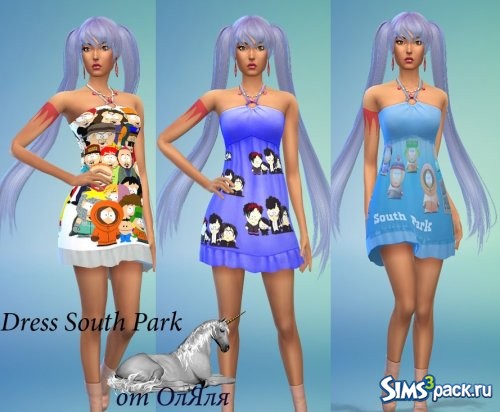 Dress South Park / Платье Южный Парк от ОлЯля