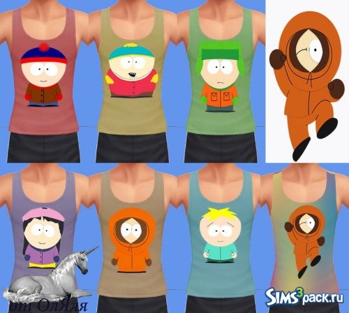 South Park t-shirt for men / Футболка South Park для мужчин