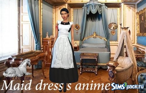 Maid dress from an anime / Платье горничной с аниме от ОлЯля