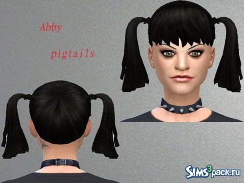 Прическа Abby pigtails