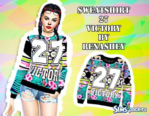 Sweatshirt 27 Victory/Свитшот 27 Виктория от Rena2002