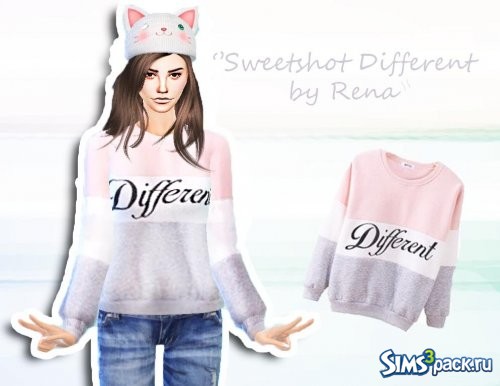 Sweatshirt ''Different''/Свитшот 'Different' от Rena2002