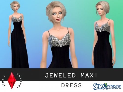 Платье Jeweled от SIms4Krampus