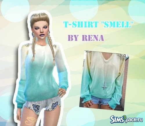 T-shirt &quot;smell&quot;/Свитшот &quot;Амбре&quot; от Rena2002
