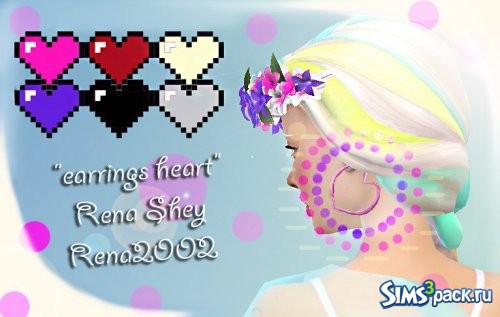 ''Earrings heart''/Серьги сердце от Rena2002