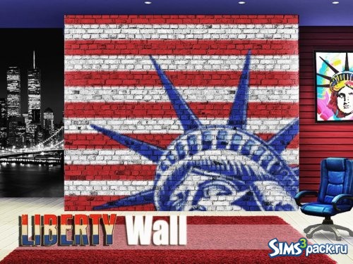 Настенное покрытие Liberty Wall от Pinkzombiecupcakes