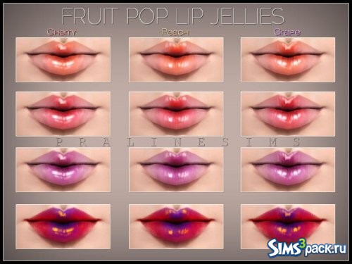 Блеск для губ Fruit Pop Lip Jelly Trio