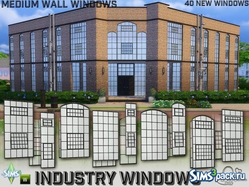Индустриальные окна для средних стен от BuffSumm