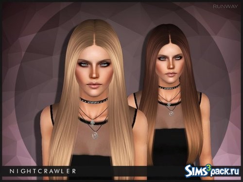 Прическа RUNWAY от Nightcrawler Sims