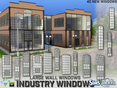 Индустриальные окна для больших стен от BuffSumm