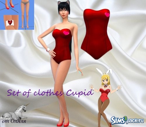Set of clothes Cupid / Сет одежды Амур от ОлЯля