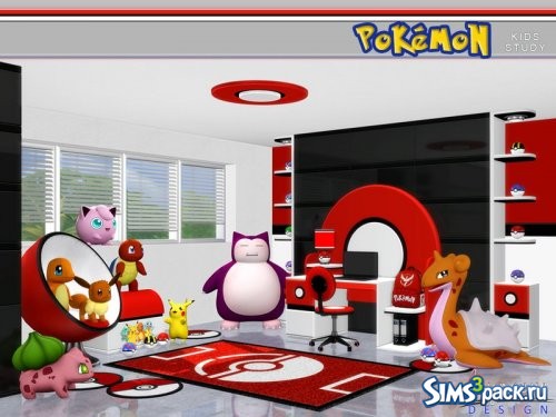 Детский кабинет Pokemon от NynaeveDesign