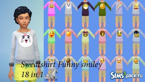 Sweatshirt Funny smiley / Толстовка "Веселый смайлик"