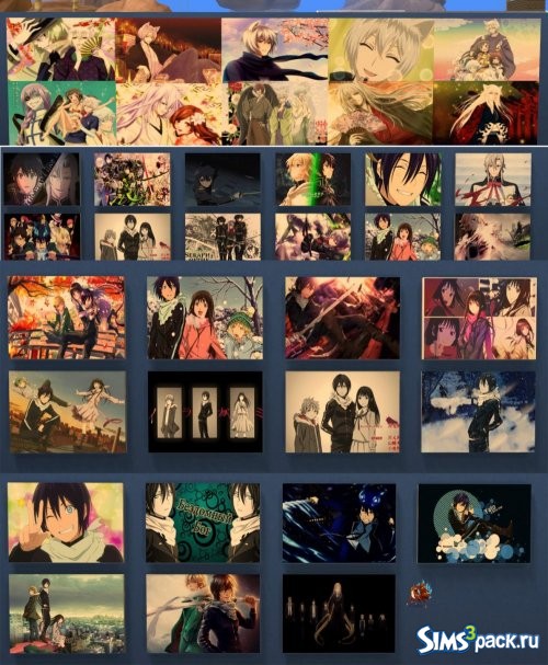 Картины аниме 37 видов