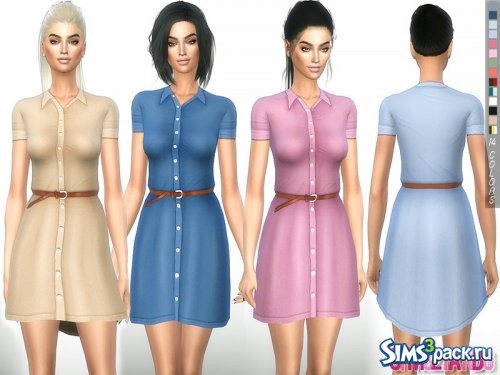 Платье с ремешком от sims2fanbg