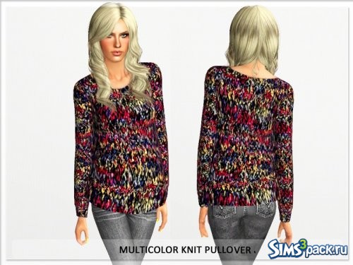 Вязаный пуловер Multicolor