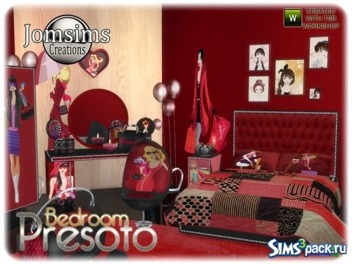 Спальня для девочек Presoto 