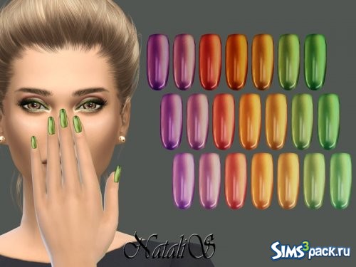 Ногти Glossy Multicolor от NataliS