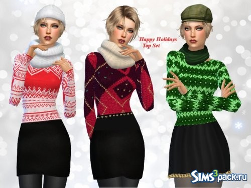 Сет свитеров Winter Happy Holidays 