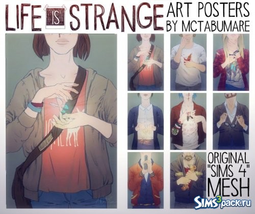 Постеры с артами &quot;Life is Strange&quot; от MCtabuMARE