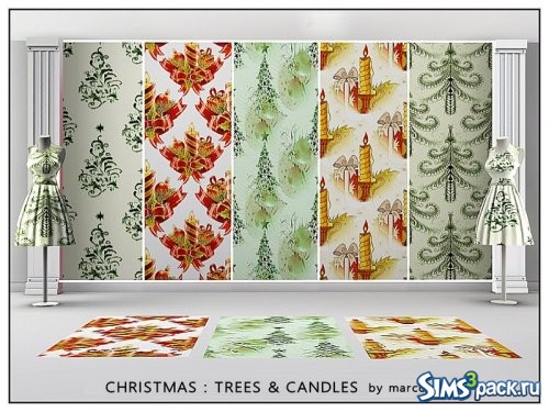 Сет Christmas - Trees & Candles