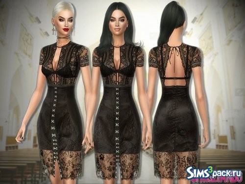 Платье Medium lace от sims2fanbg