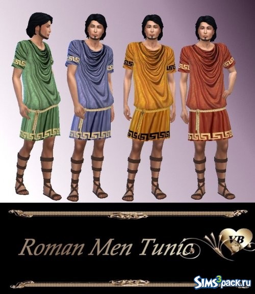 Римская мужская туника. от LeonaLure