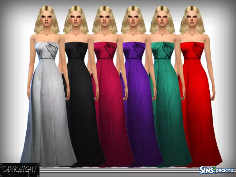 Скачать вечернее платье Silk Lace Slit от DarkNighTt для 