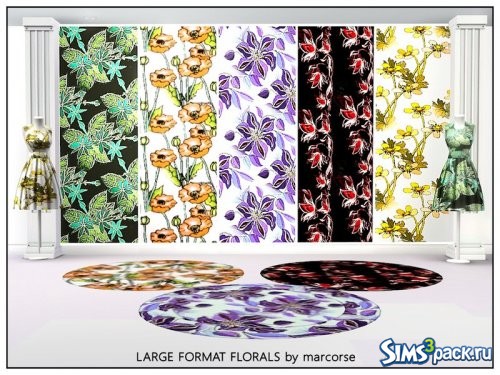Текстуры Large Format Florals от marcorse