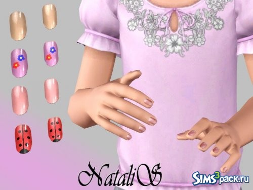 Короткие ногти для девочек от NataliS