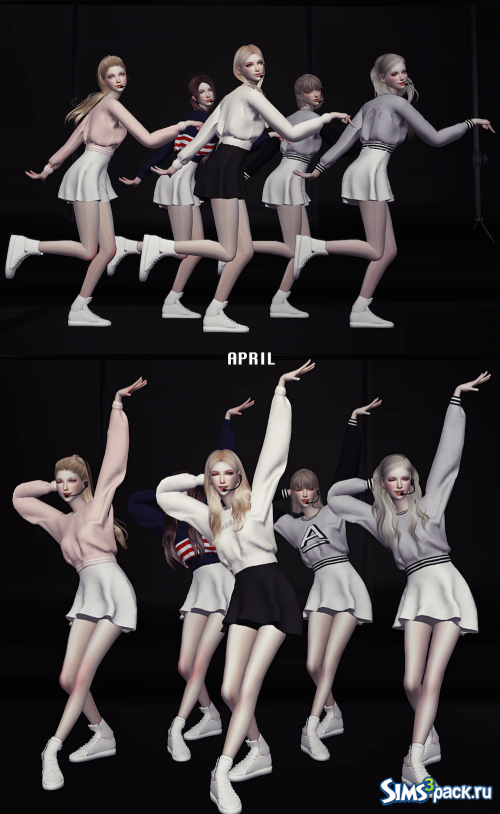 Позы Kpop Girls Groups Dance