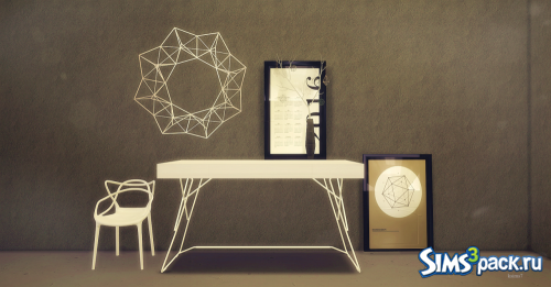 Набор мебели и декора Geometry от ksims7