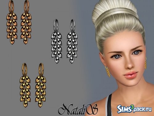 Серьги Earrings spikelets от NataliS