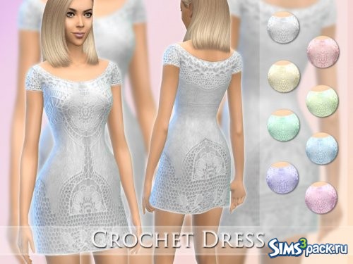 Платье Crochet от Jaru Sims