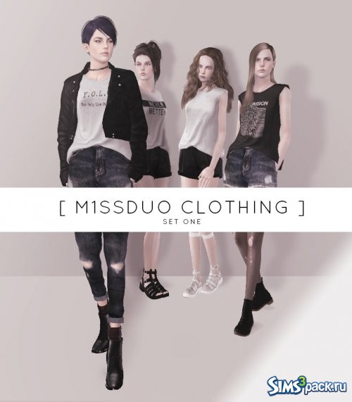 Коллекция одежды ONE от M1SSDUO