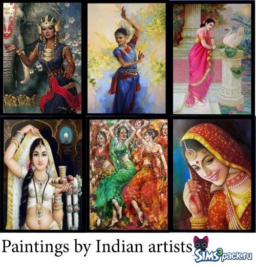 Картины индийских художников от ОлЯля