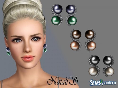Серьги Double colored perls от NataliS
