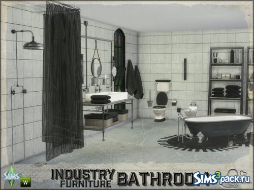 Индустриальная мебель для ванной от BuffSumm