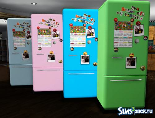 Холодильник с записками