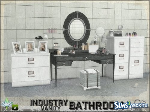 Индустриальный декор для ванной