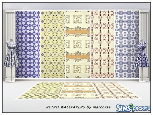Текстуры Retro Wallpapers от marcorse